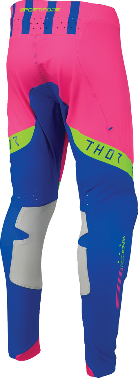 SPORTMODE Flite Neon [LE] Pants - Neon Pink/Blue - US 30