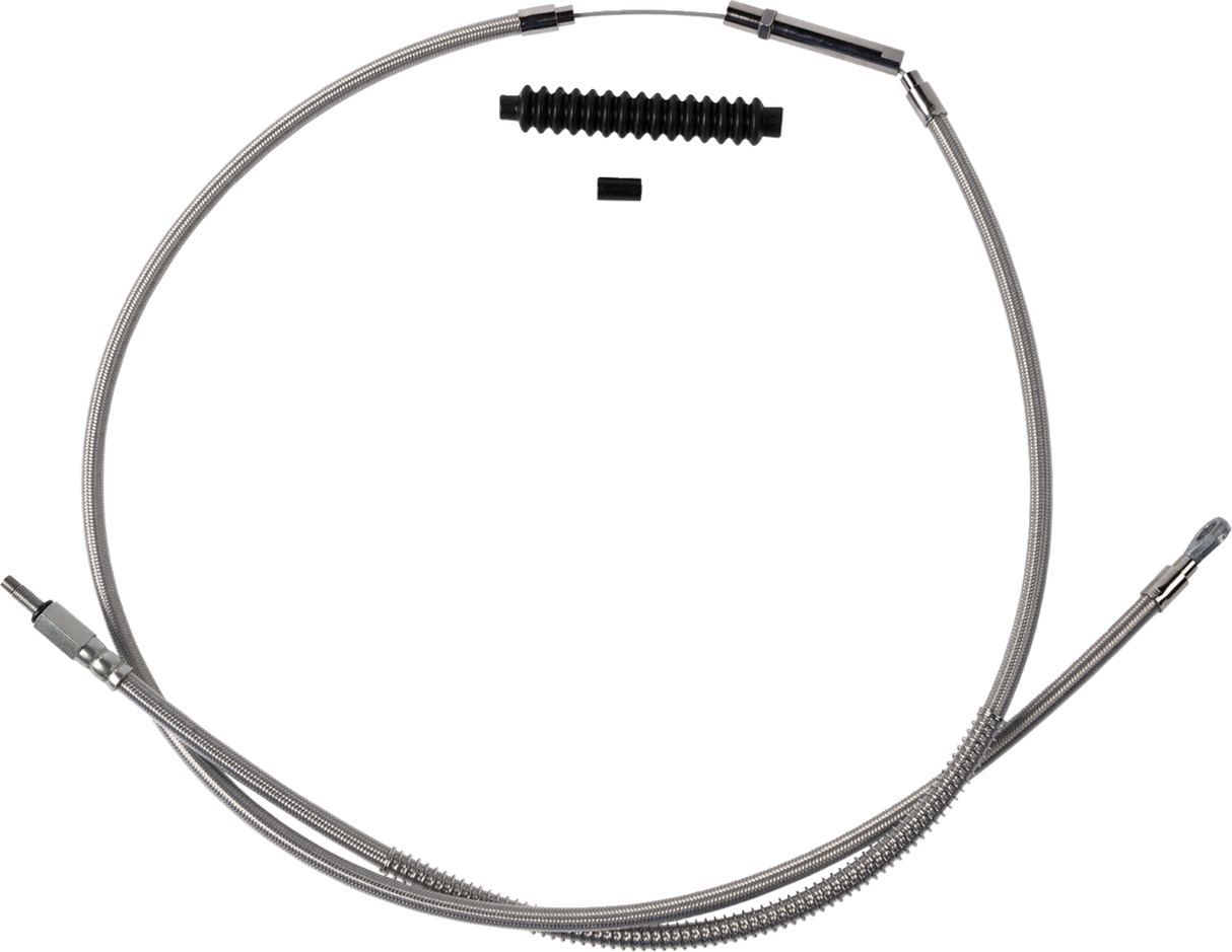 High-Efficiency Stainless Steel Clutch Cable for Harley-Davidson - +8\" - \'18-\'23 Softail 2018 - 2023