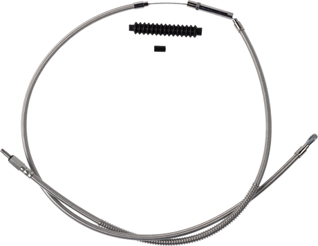 High-Efficiency Stainless Steel Clutch Cable for Harley-Davidson - +8\" - \'18-\'23 Softail 2018 - 2023