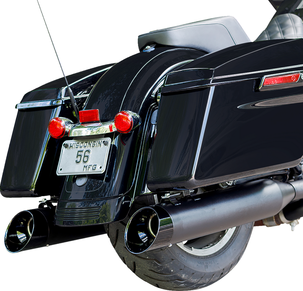 4-1/2\" Black MK45 Cutlass Performance Mufflers 1995 - 2016