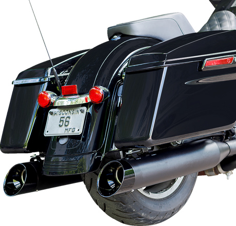 4-1/2\" Black MK45 Cutlass Performance Mufflers 1995 - 2016