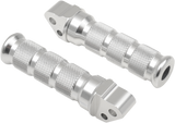 Rear Footpegs - Silver - Suzuki 1992 - 2005