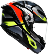 K6 S Helmet - Erazer - Black/Red/Yellow Fluo - XL