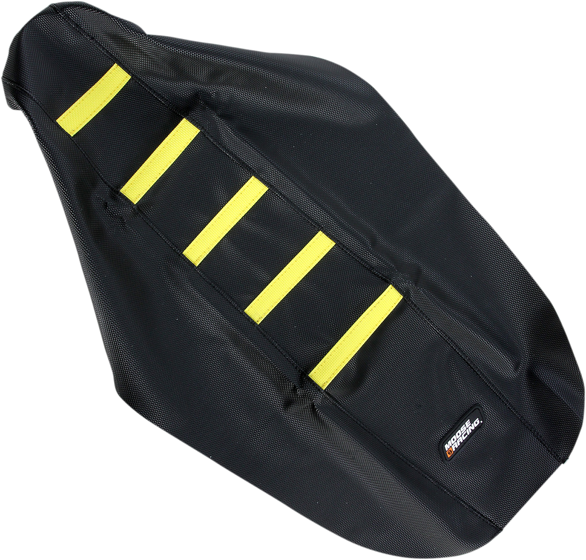 Ribbed Seat Cover - Black Cover/Yellow Ribs - Suzuki 2005 - 2007