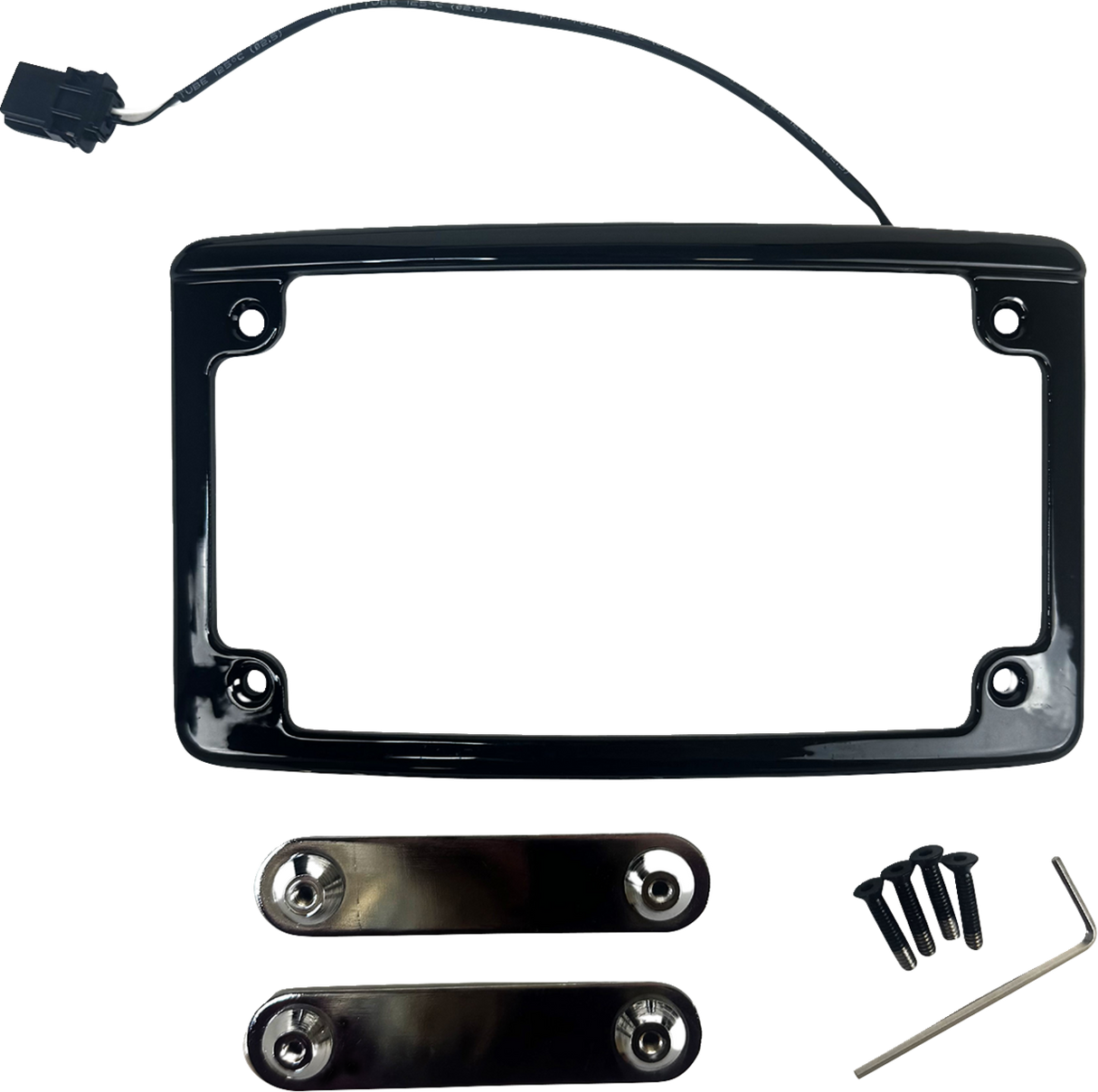 Lighted License Plate Frame - Black 2023 - 2024