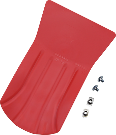 Skid Plate - Red - Universal
