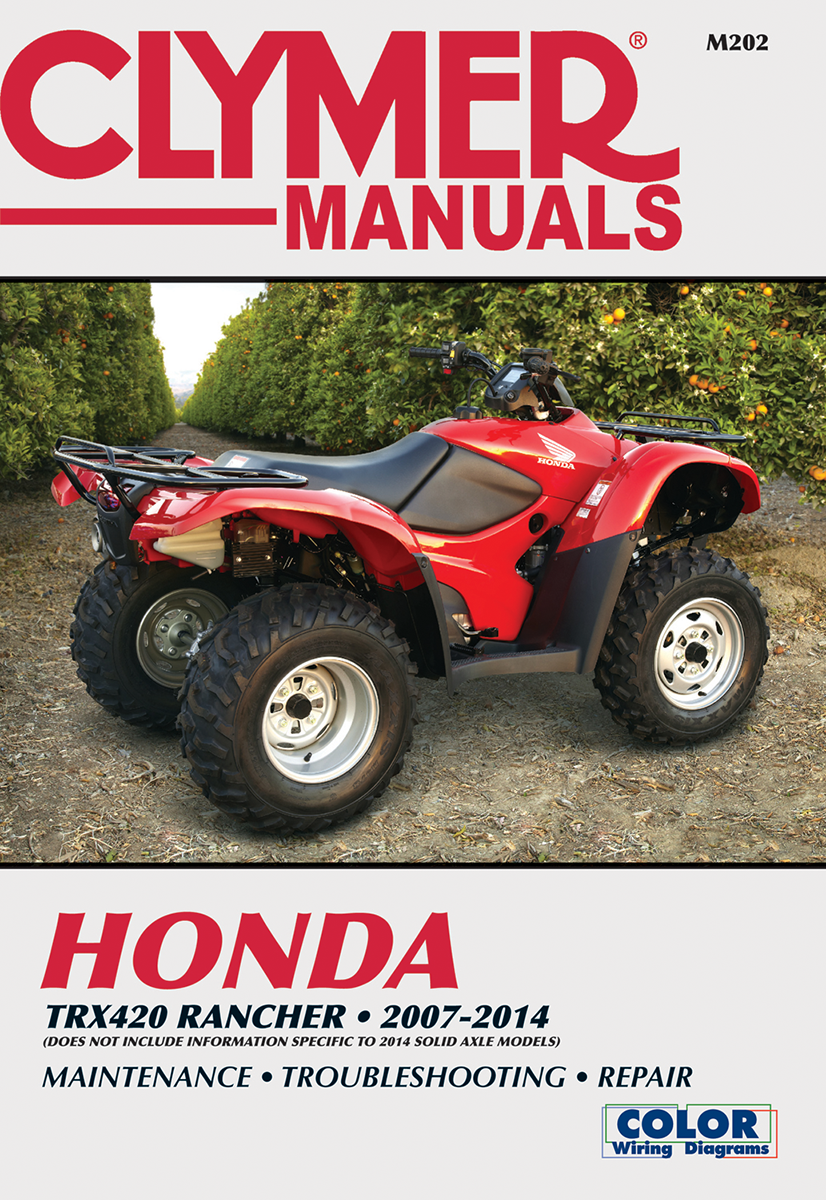 Manual - Honda TRX420 \'07-\'14 2007 - 2007