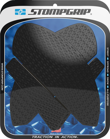 Traction Pad Tank Grips - Icon - Black - YZF-R7 2022 - 2025