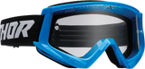 Combat Goggle - Racer - Blue/Black - Clear Lens