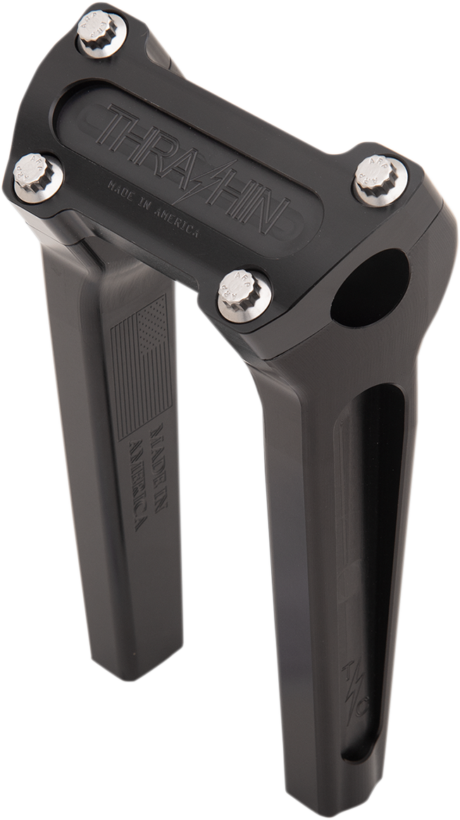 Risers - Straight - 8\" - Black