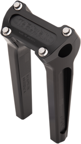 Risers - Straight - 8\" - Black