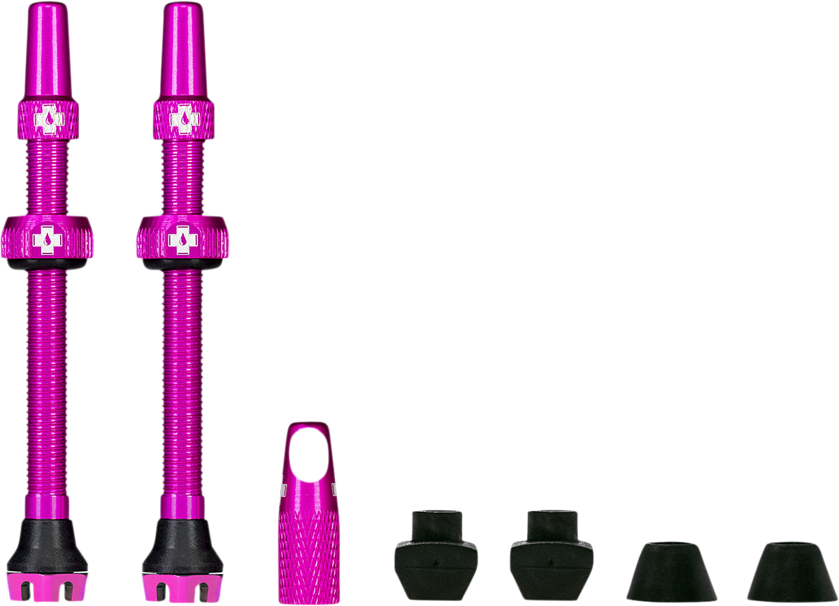 Tubeless Valve Stems - Pink
