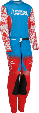 Youth Agroid Pants - Red/White/Blue - US 26