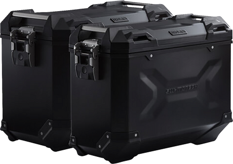 TRAX ADV Aluminum Case System - Black - Suzuki V-Strom 650 \'11-\'16 2011 - 2016