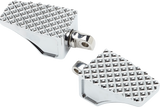 County Line Billet Footpegs - Front - Chrome 2018 - 2022