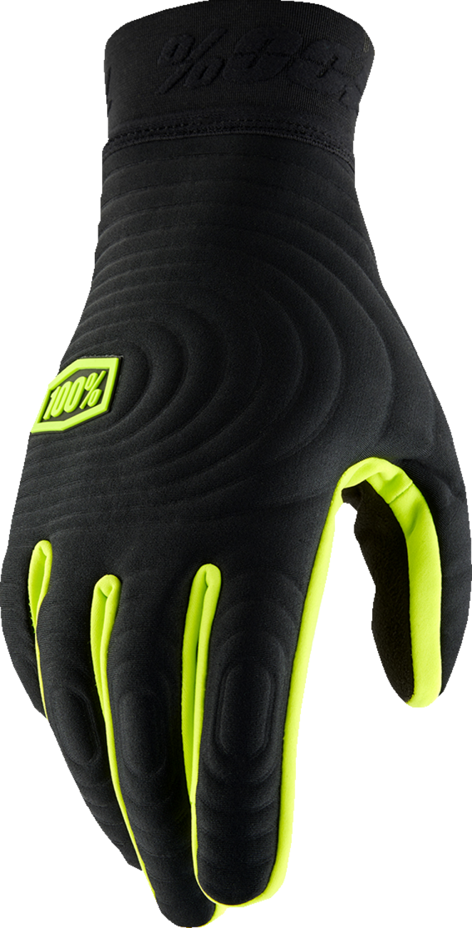Brisker Xtreme Gloves - Black/Fluo Yellow - 2XL