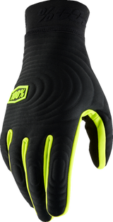Brisker Xtreme Gloves - Black/Fluo Yellow - 2XL