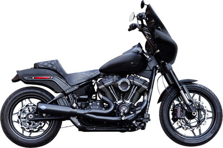 2-into-1 Qualifier Exhaust System - 50-State - Black - Softail 2018 - 2024