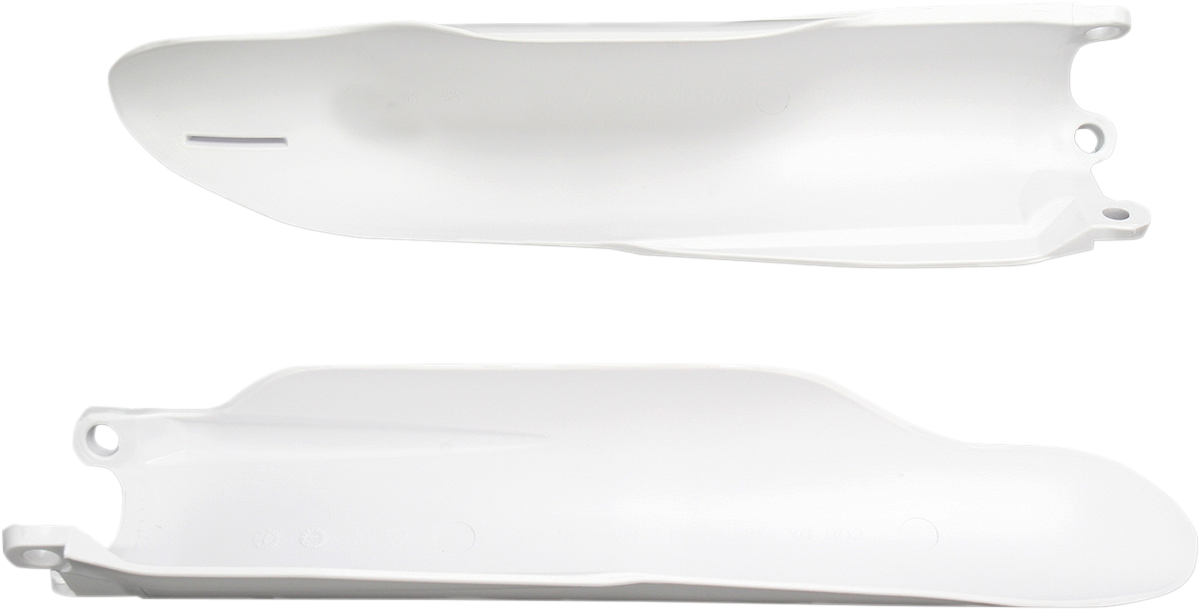 Lower Fork Covers - White 2008 - 2014