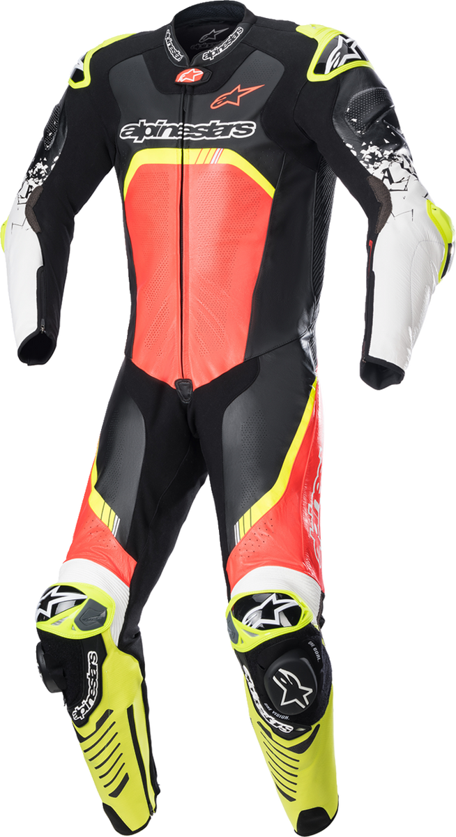 GP Tech Suit v4 - Black/Red Fluorescent/Yellow Fluorescent - US 48 / E ...