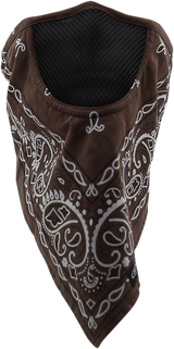Facefit Facemask - Brown Paisley