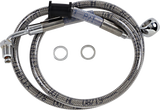 Brake Line - +6\" - Stainless Steel - \'18-\'21 Softail 2018 - 2023