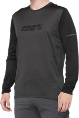 Ridecamp Jersey - Long-Sleeve - Black/Charcoal - Large