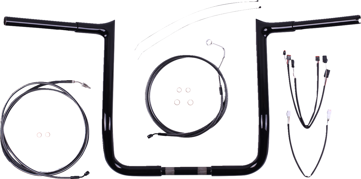 Viking Warrior Handlebar Kit - 12\" - Black Pearl™ 2017 - 2020
