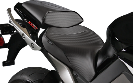World Sport™ Performance Seat - Black - Carbon FX - with Rear Seat Cover - Kawasaki \'11-\'16 2011 - 2016