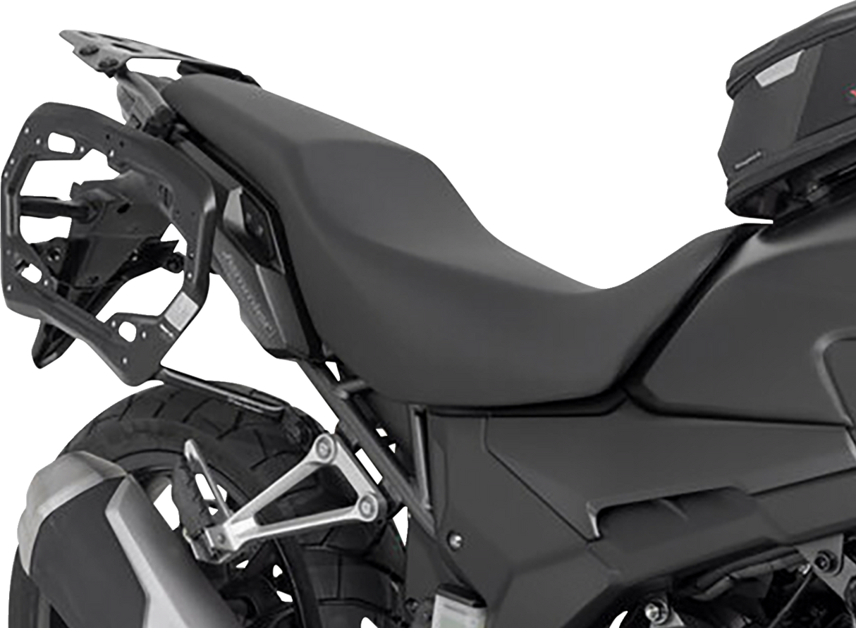 TRAX ADV Aluminum Case System - Silver - Honda CB/CBR/NX 500 \'13-\'24 2013 - 2024