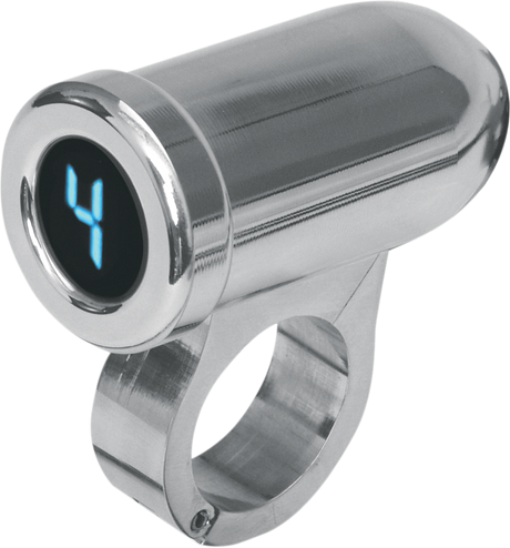 1\" Auto Programming Gear Indicator - Chrome - Blue Display