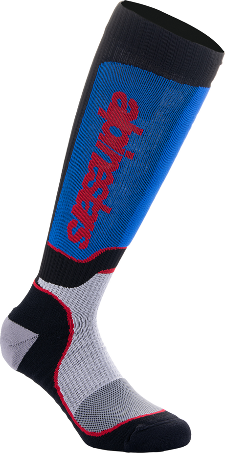 MX Plus Socks - Black/Red/White/Blue - Medium
