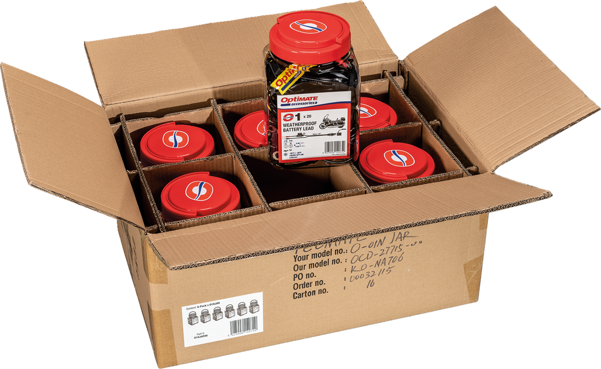 Battery Cord - 6 Pack