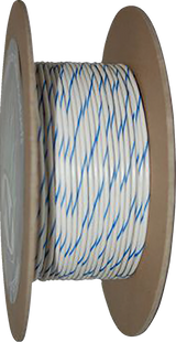 100\' Wire Spool - 20 Gauge - White/Blue