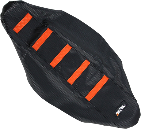 Ribbed Seat Cover - Black Cover/Orange Ribs - KTM 2013 - 2017