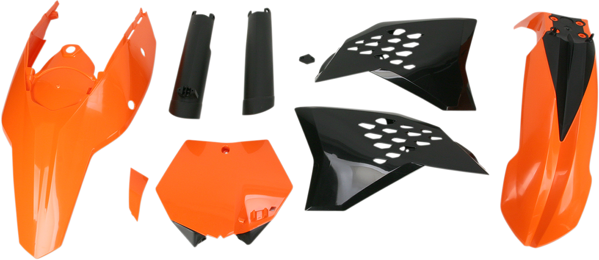 Full Replacement Body Kit - OEM \'10 Orange/Black 2007 - 2010