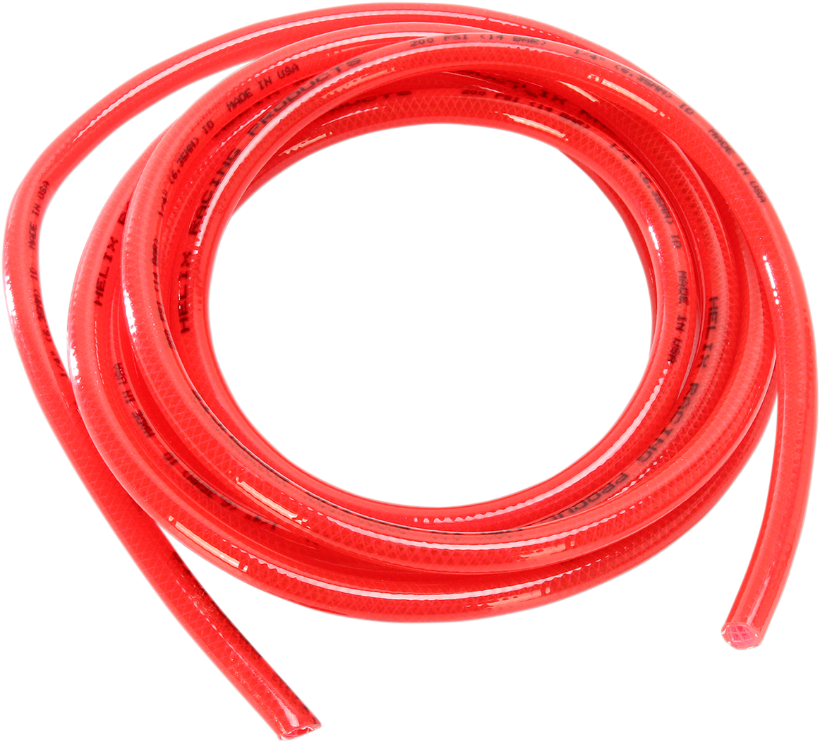 High-Pressure Fuel Line - Red - 1/4\