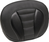 Deluxe Sissy Bar Pad - Gunmetal Stitch - FLT/FLH \'23-\'24 2023 - 2024