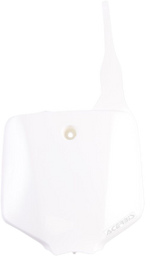 Front Number Plate - White 2000 - 2023