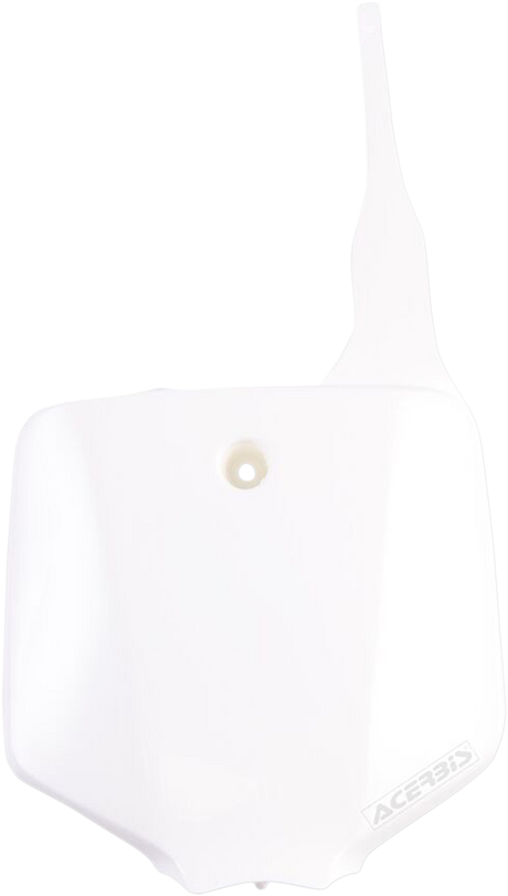 Front Number Plate - White 2000 - 2023