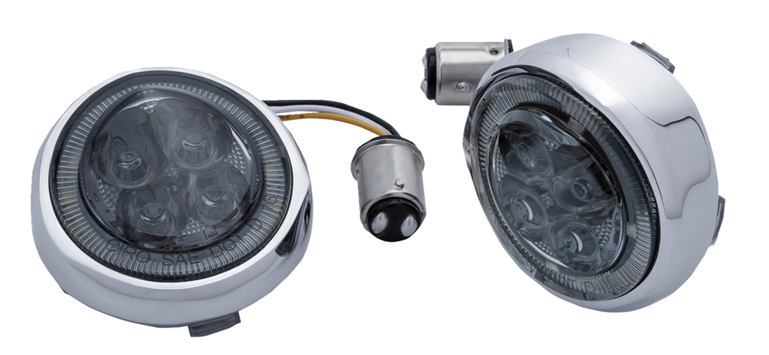 Signal Insert - Front - Chrome - Smoke 2000 - 2020