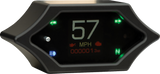 Handle Bar Mount Speedometer - With Signals - Spiked - Black