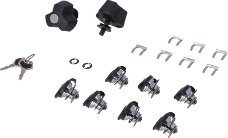 TRAX Lock Set - PRO - Anti-theft Protection - 9 Matching Locks with Keys