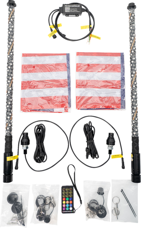 Whip Light - 2\' - Quick Connect - Pair