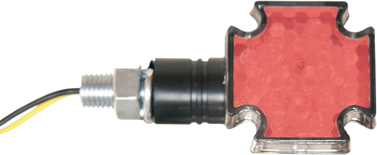 LED Maltese Marker Lights - Black/Red