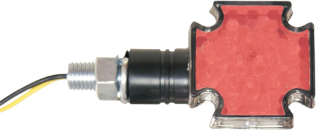 LED Maltese Marker Lights - Black/Red