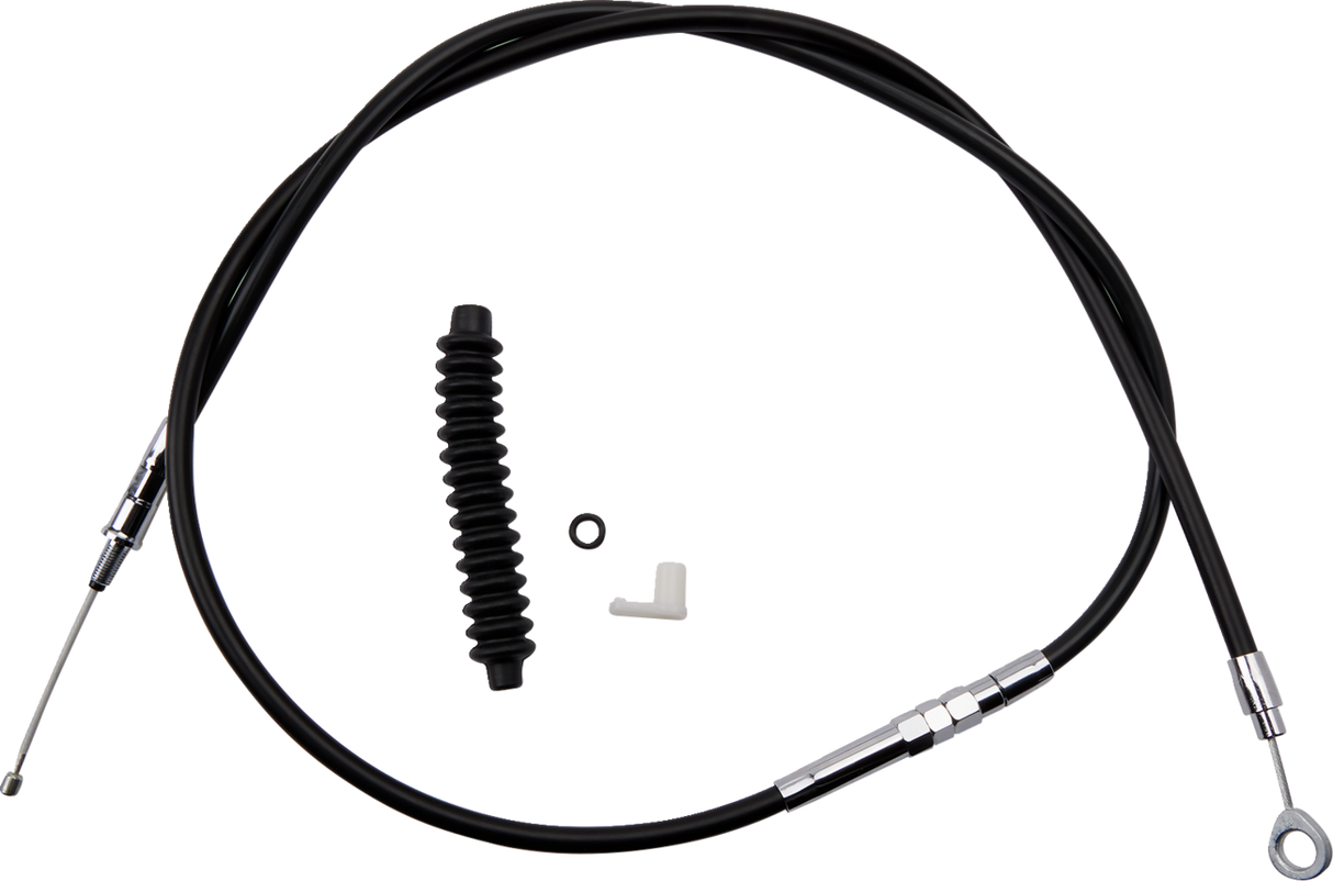 High-Efficiency Black Vinyl Clutch Cable - Standard Full Length 2021 - 2024