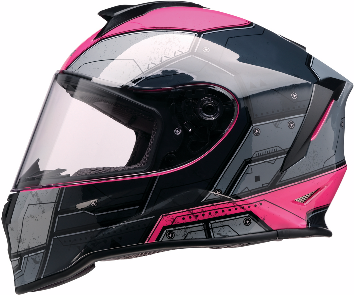 Youth Warrant 2.0 Helmet - Sentinel - Black/Pink - Small