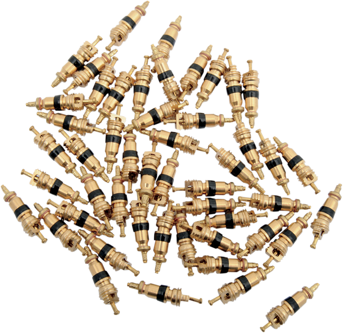 Valve Core - Straight - Gold - 50 Pack