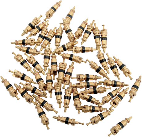 Valve Core - Straight - Gold - 50 Pack